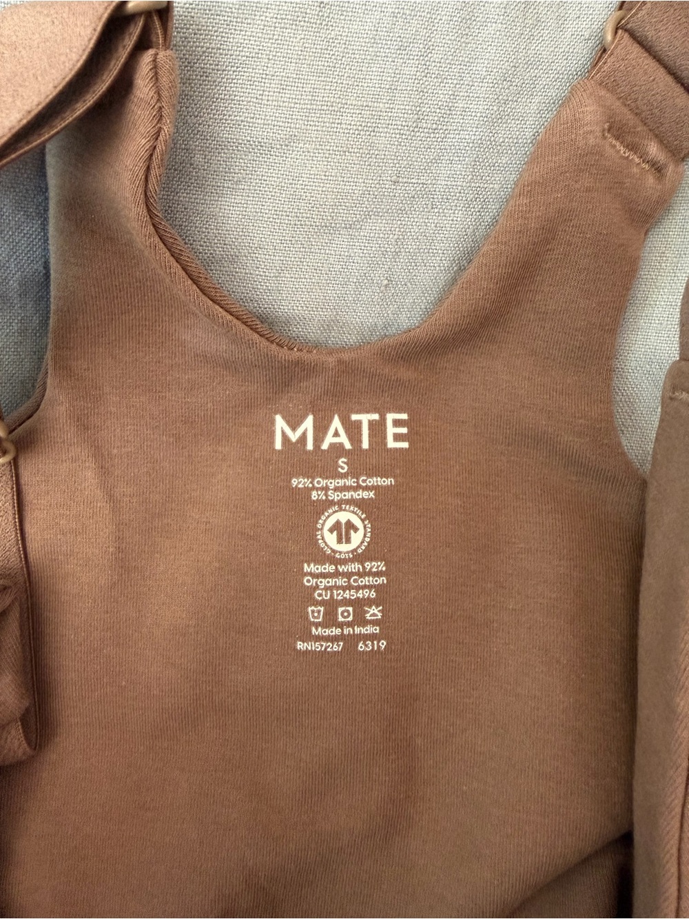 MATE the label High-Waist Pocket Leggings AND tank (full set!) in people/olive - Picture 6 of 13